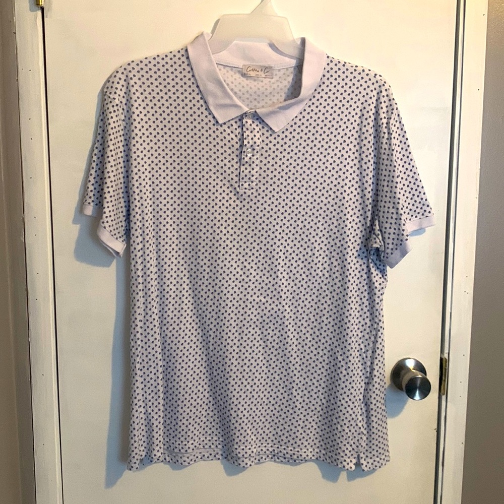 Mens Polo Shirt / Mini Palm Trees